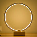 Solid wood smart LED night lamp with bamboo holder and USB cable