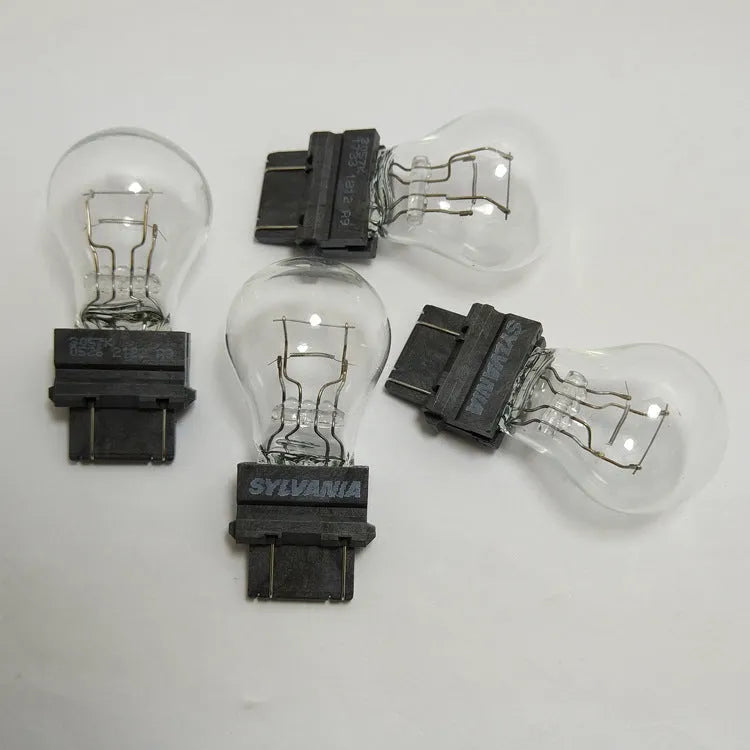 Wagner dual-wire brake light bulb with 16mm socket and plastic locator dots