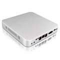 All aluminium alloy mini ITX HTPC chassis vertical case 19.9cm black