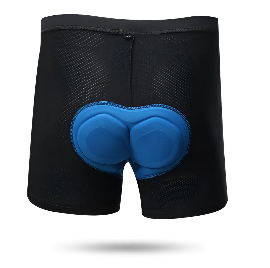 Black sponge cushion riding panties polyester for road and mountain bike cycling