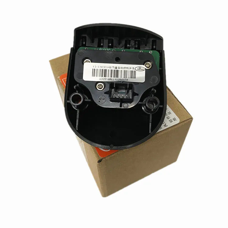 Black F3R steering wheel controller button for car audio and media control replacement.