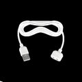 Black magnetic charging cable with suction tip for data transfer and charging