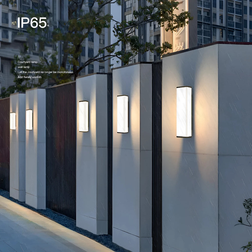60cm outdoor wall light with waterproof design and stainless steel construction for courtyard lighting