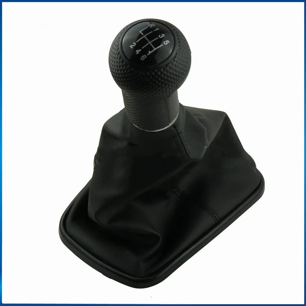 Volkswagen Mk4 gear shifter handle in ABS plastic with silver frame black line six-speed design