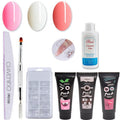 Nail art solid extension glue set 15g with four colour suits 159 245 358 467 and phototherapy gel