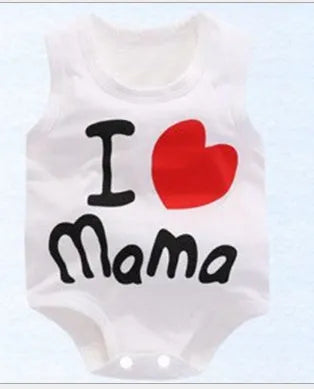 Newborn baby vest romper made from cotton in animal print designs