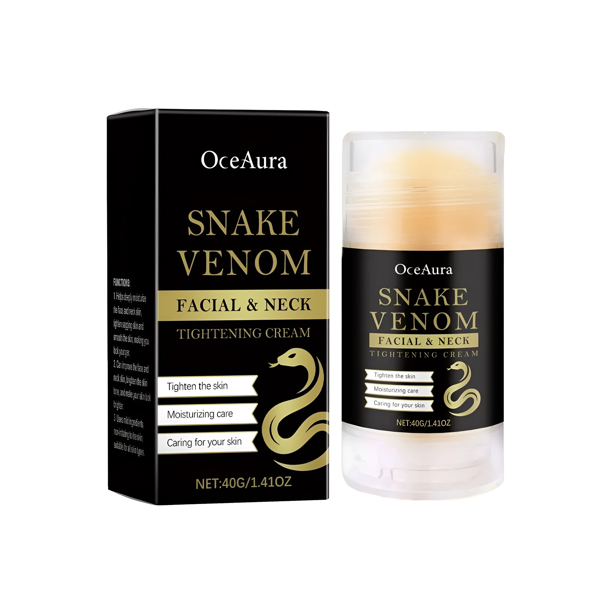 A 40g nursing stick of tightening cream for face and neck application.