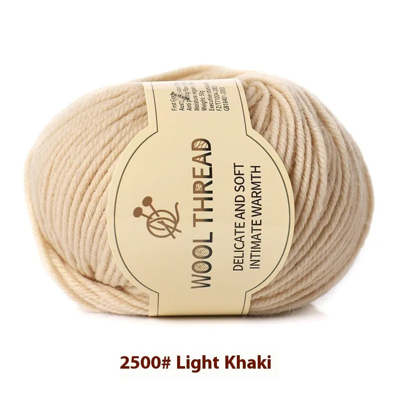 A single roll of hand-knitting wool yarn in a colour choice from over 30 options, for making baby clothes.