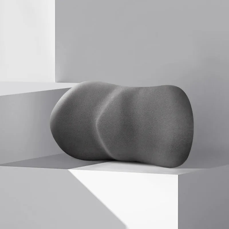 Car seat lumbar support and headrest cushion set in five colour options for driving comfort