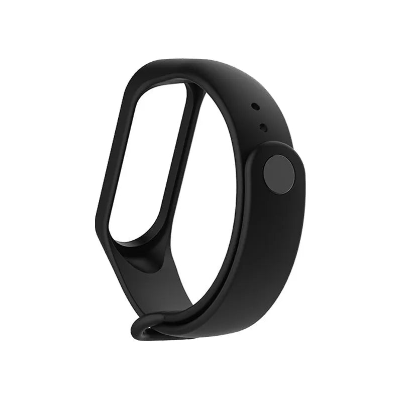 Silicone replacement strap for XIAOMI MI Band 3 smartwatch in multiple colour options
