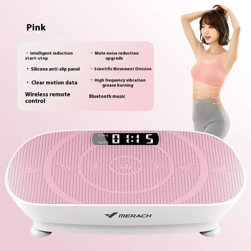 Grey portable smart power plate with control panel showing dimensions 58x38x16cm and 300kg load capacity