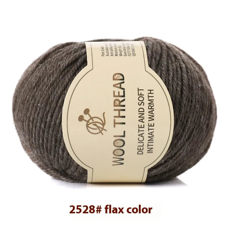 A single roll of hand-knitting wool yarn in a colour choice from over 30 options, for making baby clothes.