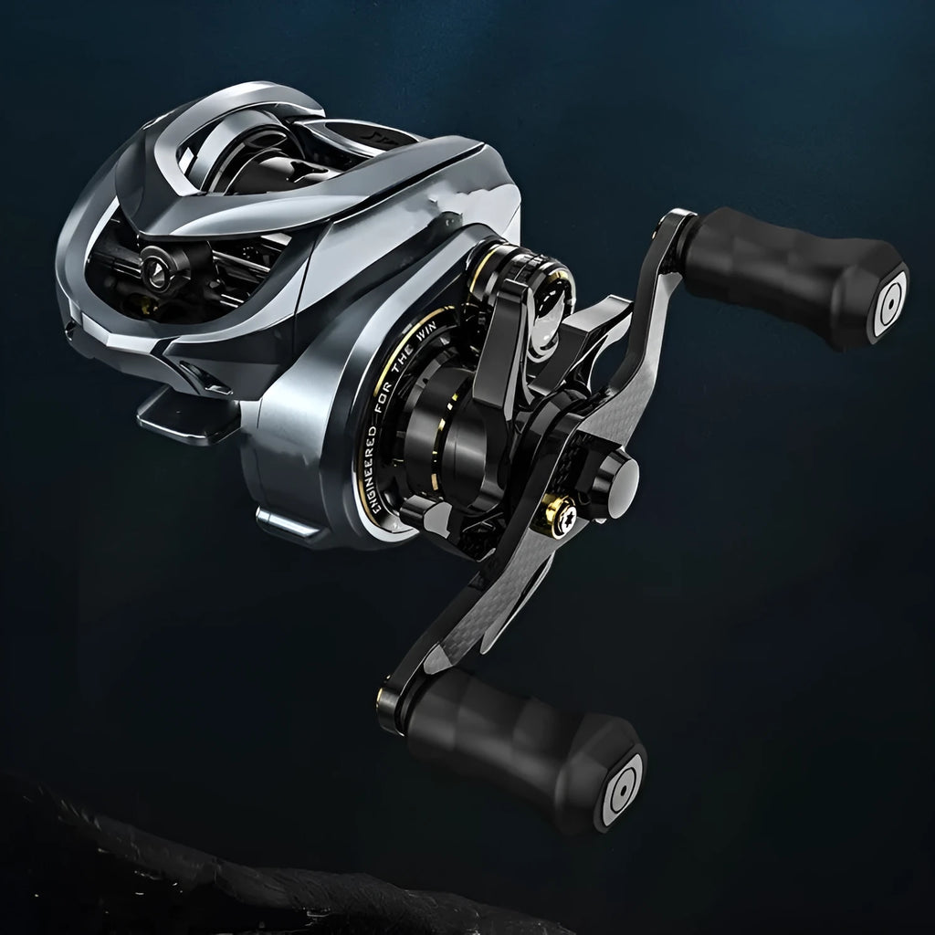 Magnesium frame bait finesse baitcasting reel with alloy construction