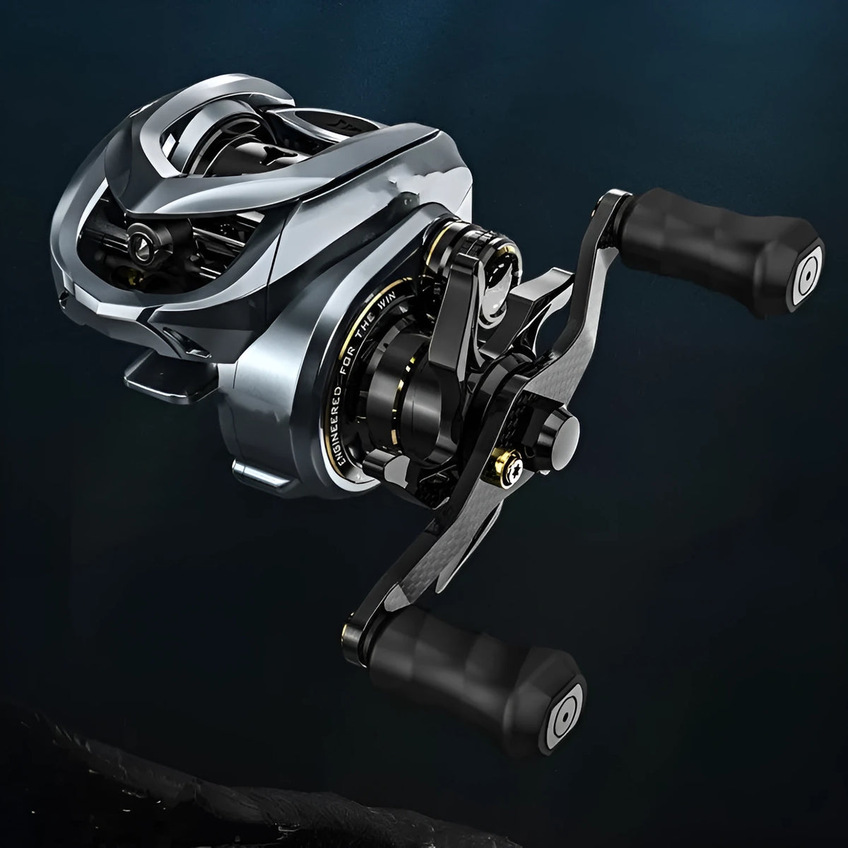 Magnesium frame bait finesse baitcasting reel with alloy construction