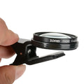 12.5x magnification smartphone macro lens with 37mm diameter and aluminum alloy frame