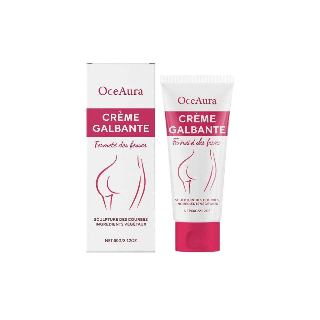 60g hip neck cream jar with moisturising formula containing Centella Asiatica and Coffee Seed extracts