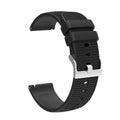 Grid pattern silicone watch strap compatible with Vivoactive 4 GTS GT3 in multiple colours and widths 18mm 20mm 22mm