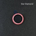 Diamond pattern tempered glass lens protector and aluminium ring for iPhone 12 and 11 models