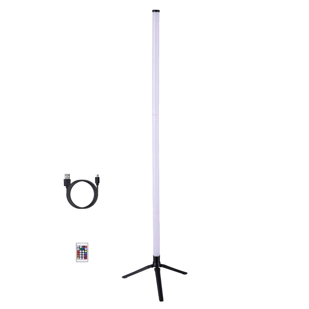 USB rechargeable graffiti corner ambience light with APP remote control, 5W RGBW 60 LED beads in PC housing