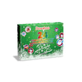 24-grid Christmas elastic ball blind box with rubber balls in assorted colours, party favour toy