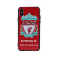 Red TPU embossed phone case with black border for iPhone