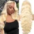 Women's front lace synthetic curly wig in M1 539 613# colour on a stand.