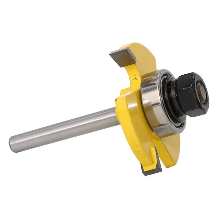 Two piece jointing tool set for woodworking with 6.35mm tooth width and 12.7mm depth router bits