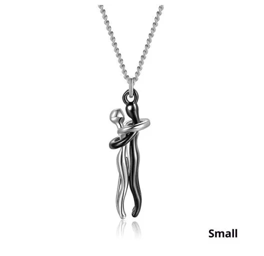 Copper collarbone pendant necklace with electroplated finish