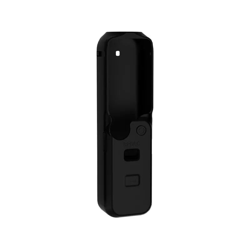 Black silicone protective sleeve for PTZ camera body showing non-slip texture and form-fitting design