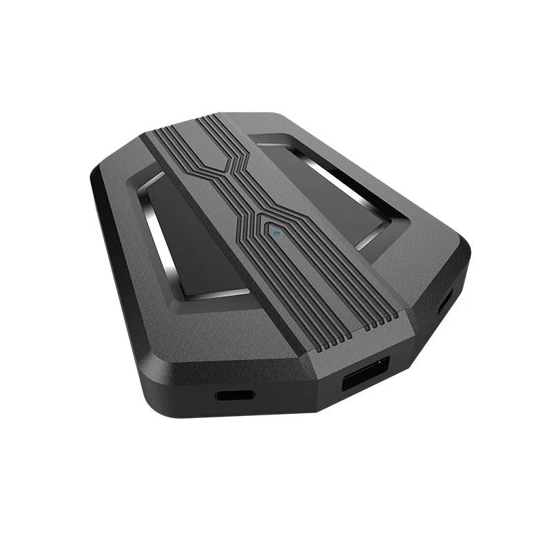 Black host keyboard and mouse converter for PS4, Xbox One, PS3, Xbox 360, ABS plastic, 18x11.5x2.5cm packing size