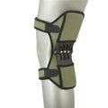 Adjustable knee brace patella support booster with spring mechanism and breathable fabric