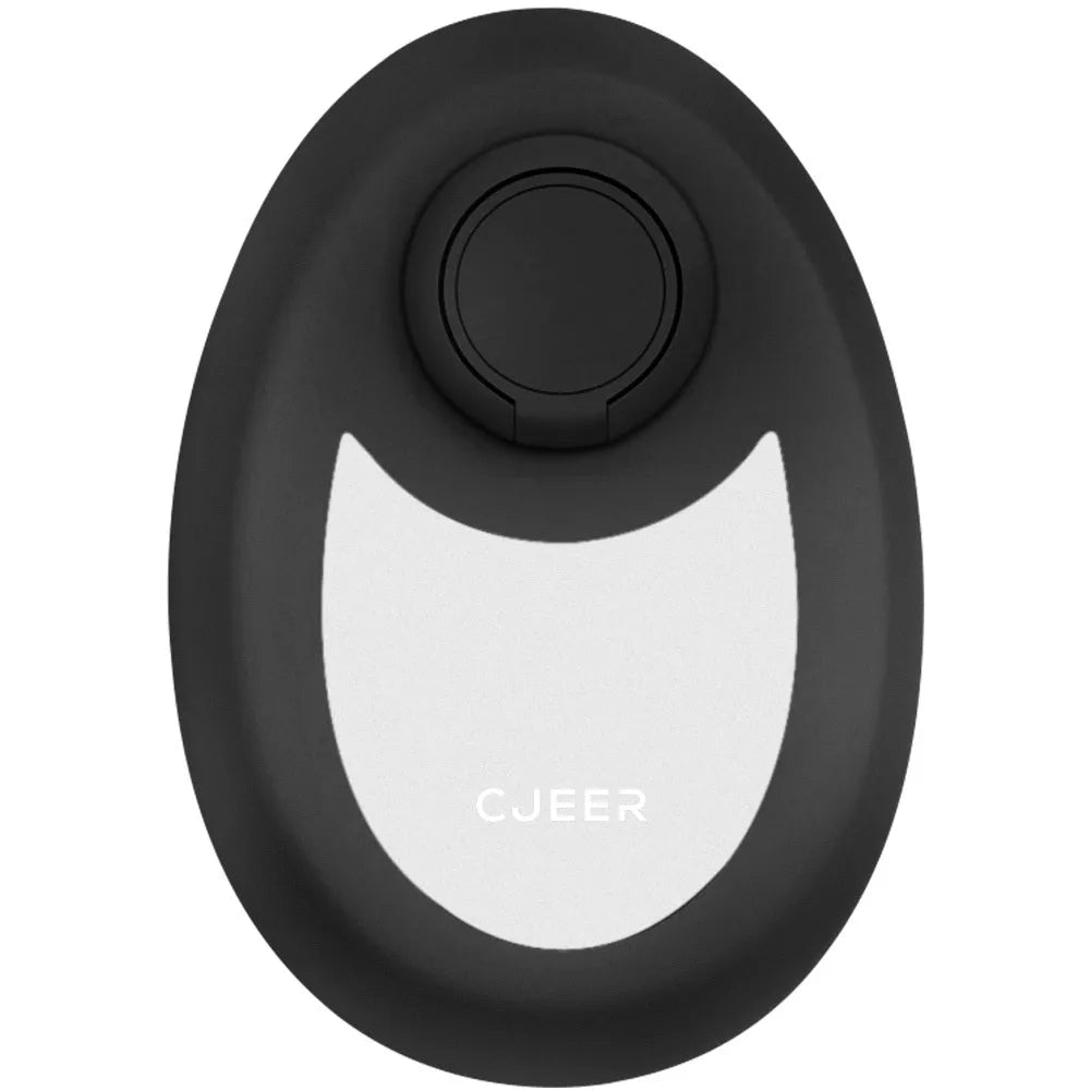 CJEER crystal hair removal tool with nano-glass surface and metal finger ring in green colour