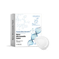 Four nano microneedle skincare patches in a pack with botanical ingredients
