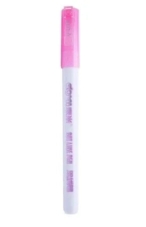 Set of eight multicolor plastic highlighters with assorted refill colours, 1mm tip, 140mm length