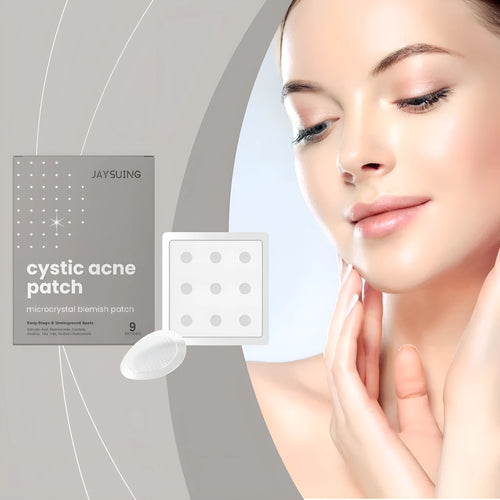 Nine acne repair microneedle patches with tea tree oil and Centella asiatica for spot treatment
