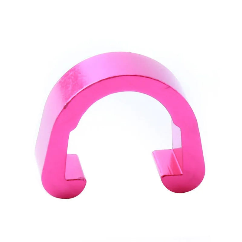 Aluminium alloy C-shaped buckle in eight colour options with 10.2x13x5mm dimensions