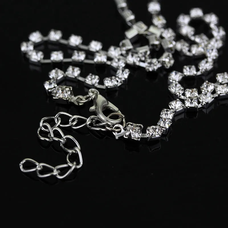 Heart Of The Sea blue crystal heart peach pendant necklace with platinum plating on 45cm chain