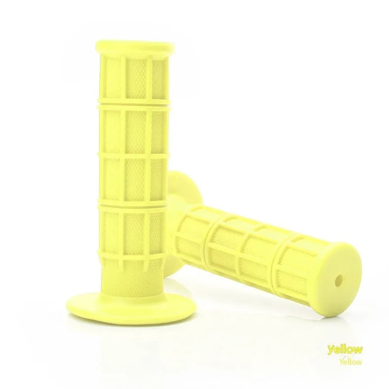 22mm diameter motorcycle handlebar grips in eight colour options including black, blue, green, grey