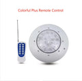 Round plastic IP68 underwater wall-mounted lamp 280mm diameter 70mm thickness warm white cool white RGB
