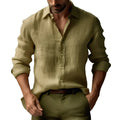 Men's casual floral print cardigan-style shirt in digital printing.