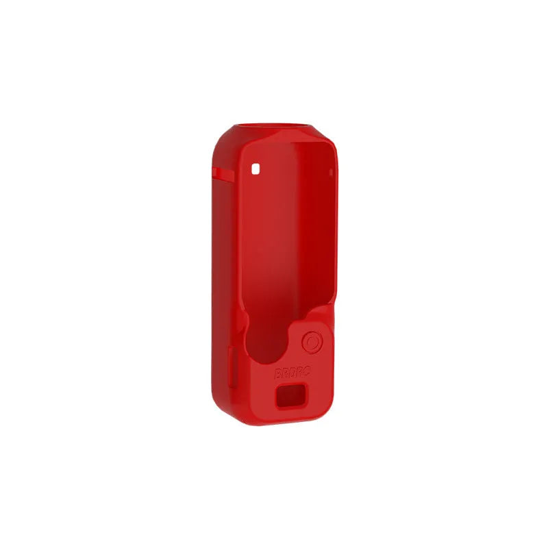 Black silicone protective sleeve for PTZ camera body showing non-slip texture and form-fitting design