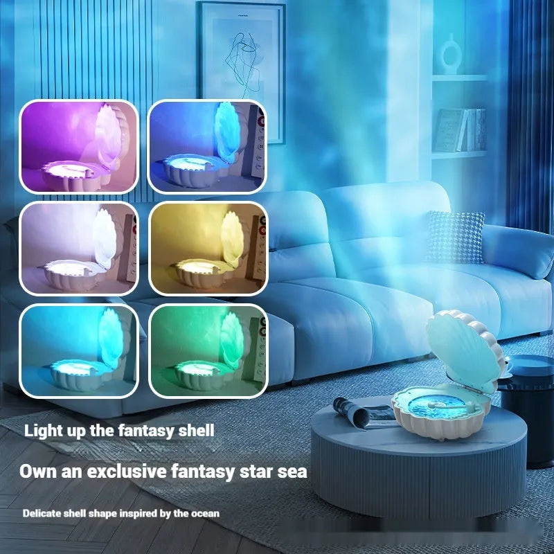 Retro vinyl record player shell lamp with LED lighting and Bluetooth speaker in blue colour option