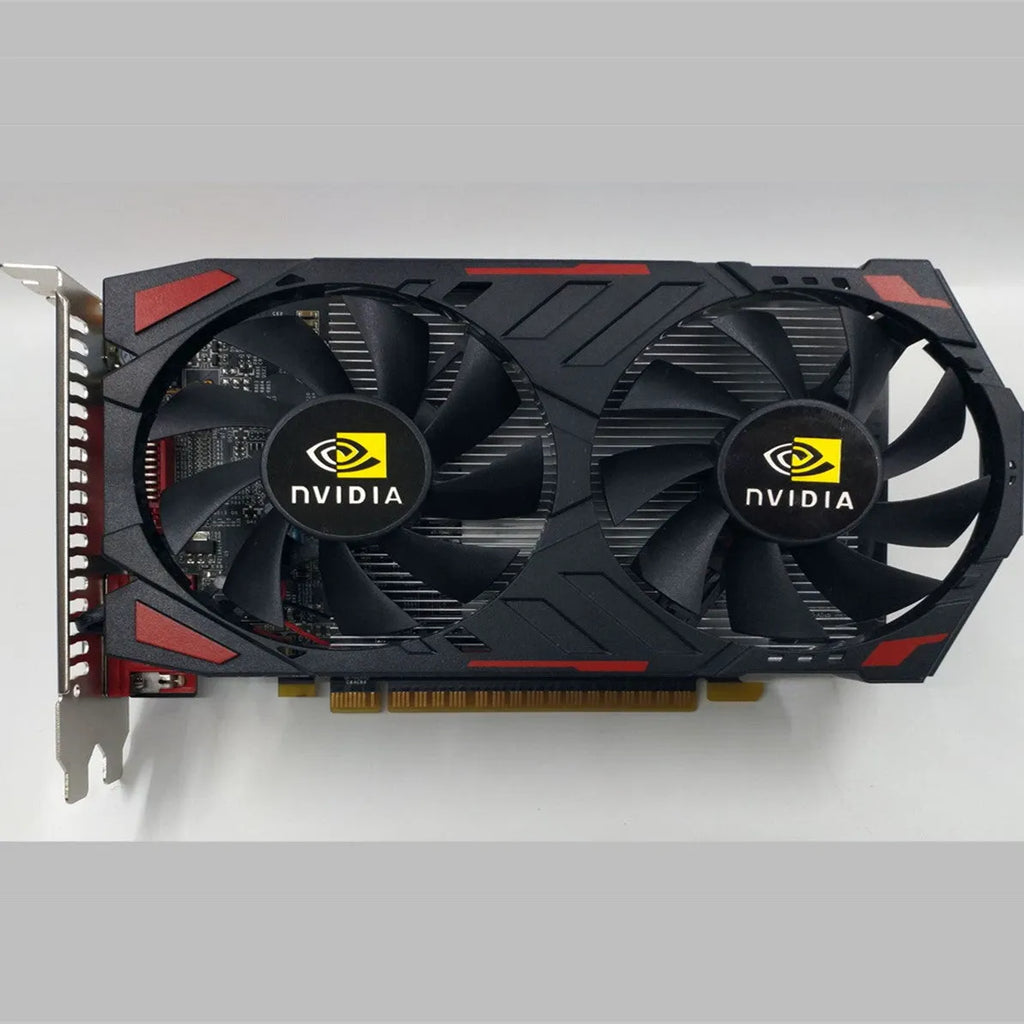 GTX1050 2GB PCI-E discrete graphics card with HDMI DVI VGA ports in black