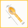 Yellow peeling knife with protective plastic storage lid for fruits and vegetables