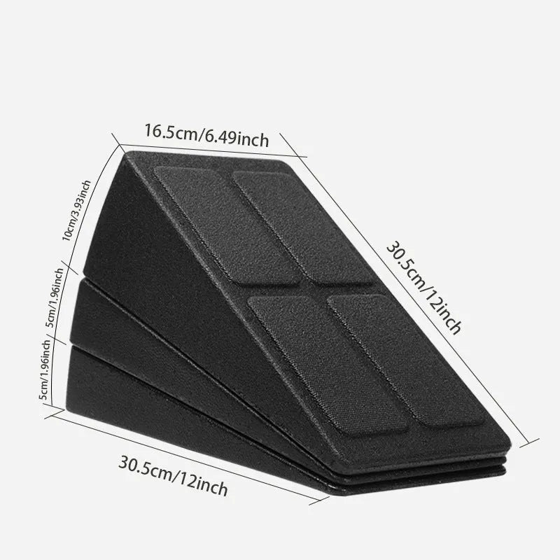 EPP stretch board adjustable oblique pedal in black, placed on a flat surface for sports training workouts