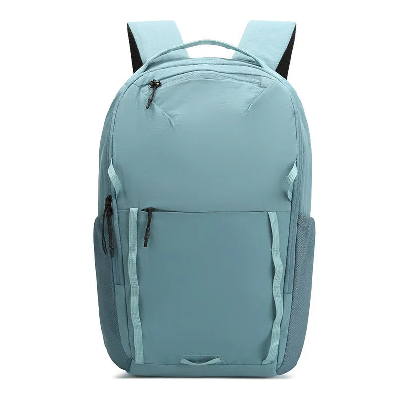 Waterproof 20L backpack in Taslan composite cloth with curved shoulder strap in beige colour