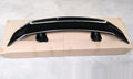 Punch-free ABS plastic car tail wing spoiler shown in bright black finish