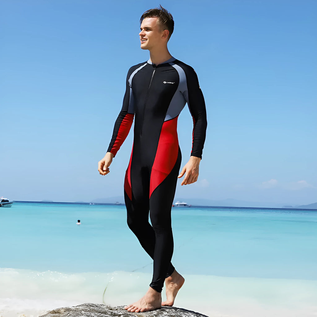 Men professional quick-drying black swimsuit made from chemical fibre blend, plain design, multiple sizes M to 4XL
