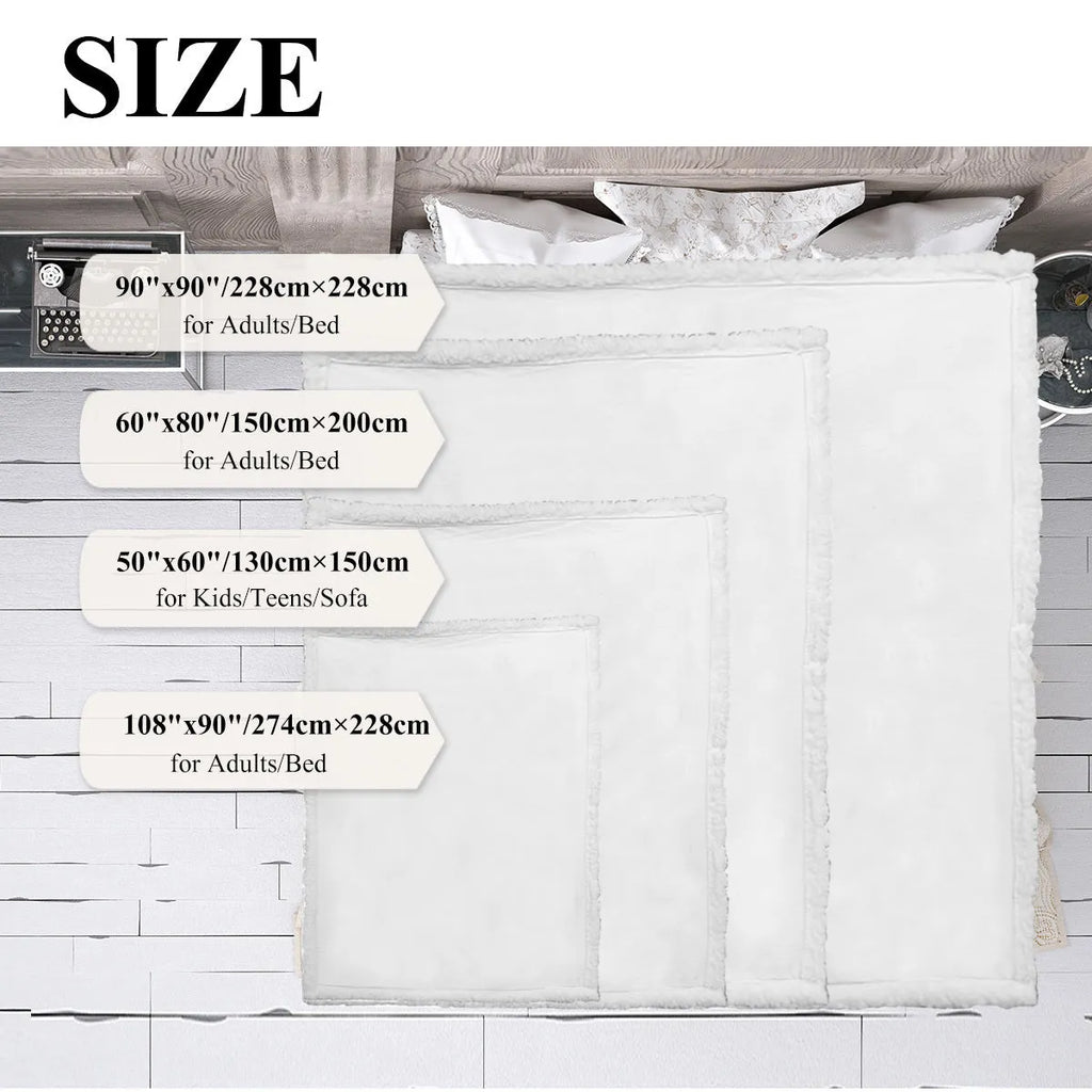 Brown sherpa fleece blanket 150x200cm on a couch, soft and warm for home use