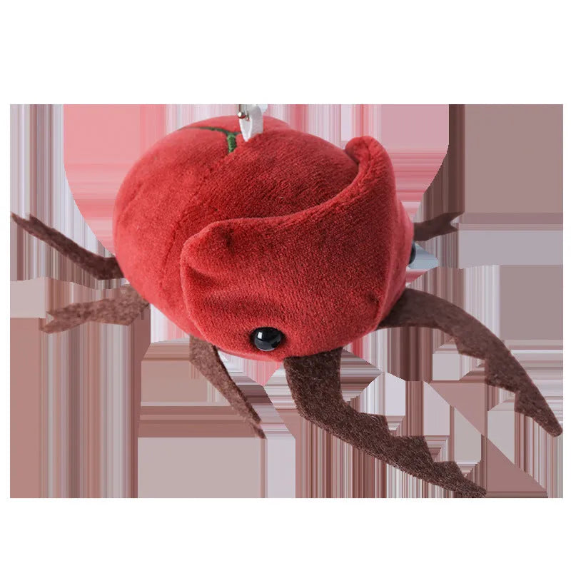 10cm Japanese rhinoceros beetle plush doll pendant in six colour variations